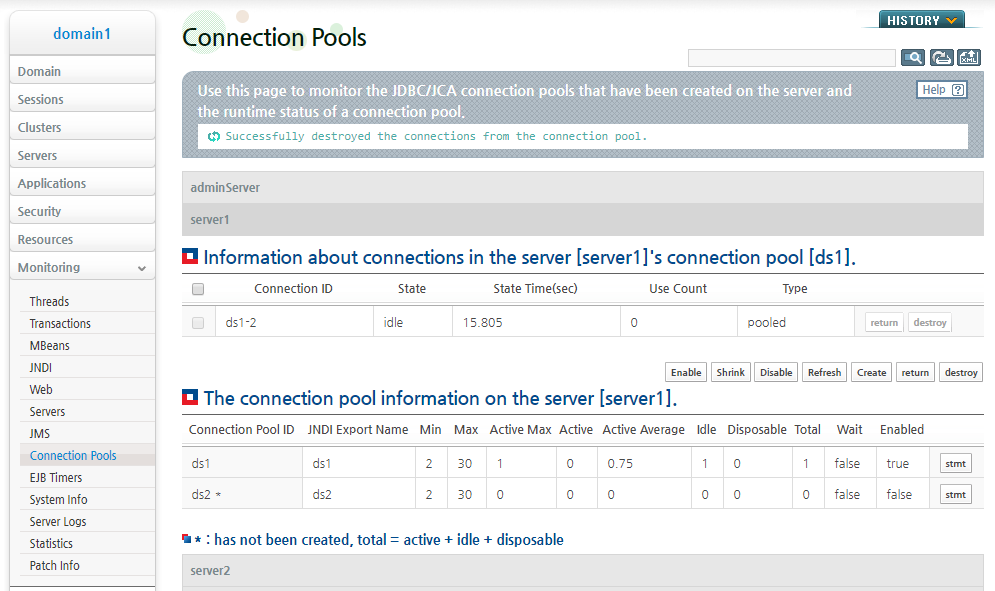 Forcibly Destroying Connections in Connection Pool (3)