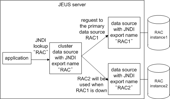 RAC Cluster Data Source Failover