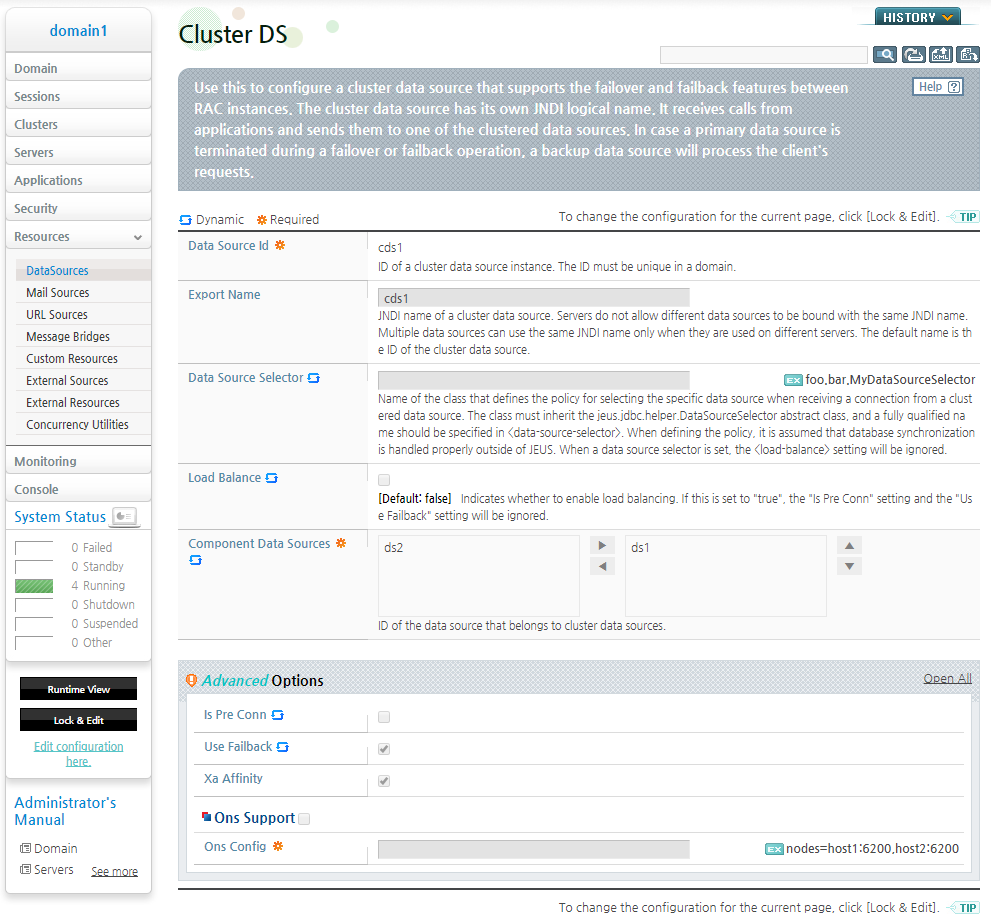 Checking the Cluster Data Source Configuration (2)