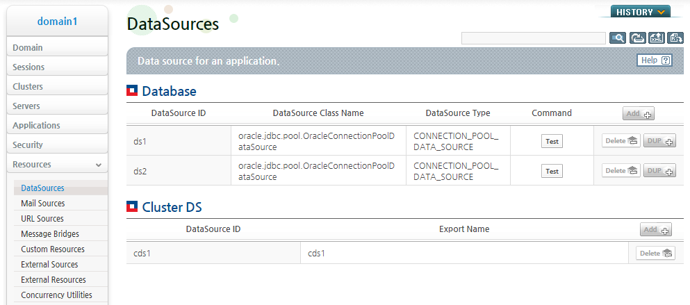 Checking the Cluster Data Source Configuration (1)