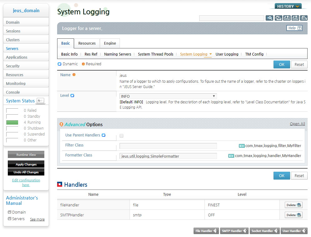 Adding an SMTP Handler