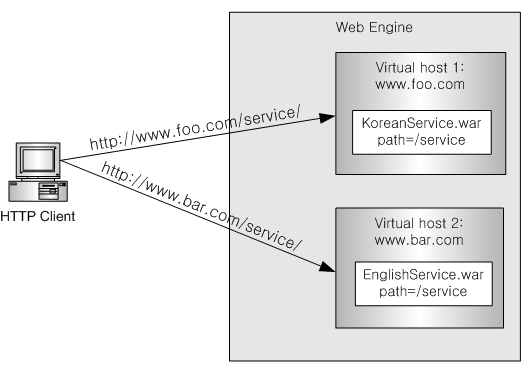 Virtual Host Usage Pattern