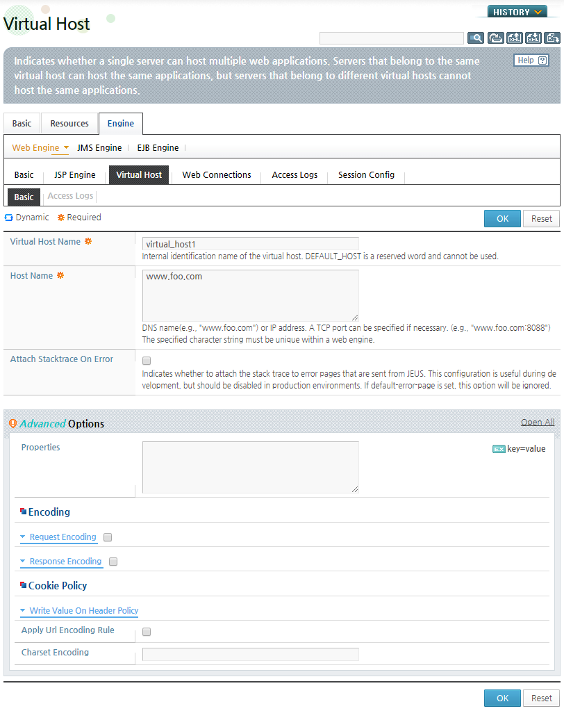 Adding a Virtual Host - Configuration