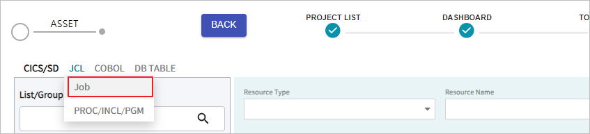 figure jcl job menu