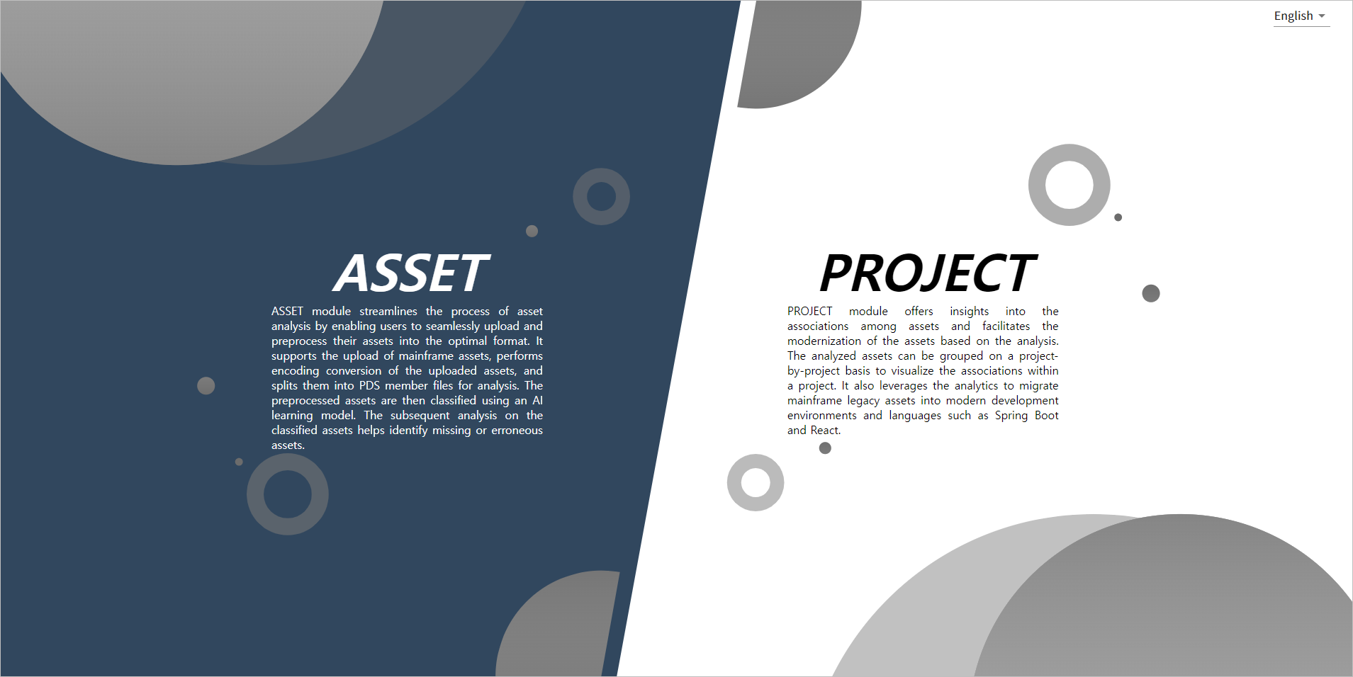 figure landing page project