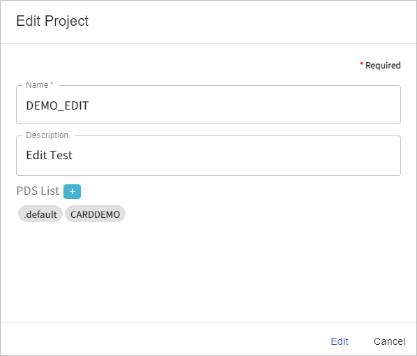 figure project edit dialog