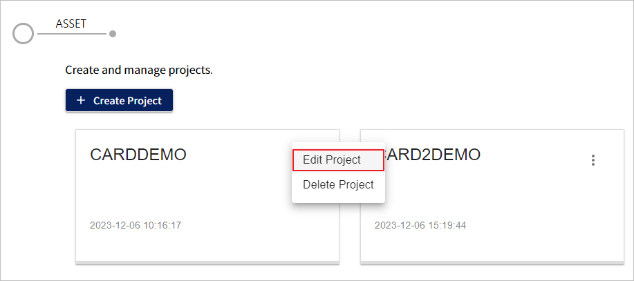 figure project edit menu click