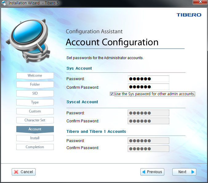 Account Configuration