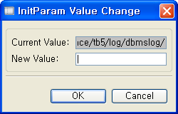 Parameter Manager - InitParam Value Change Dialog