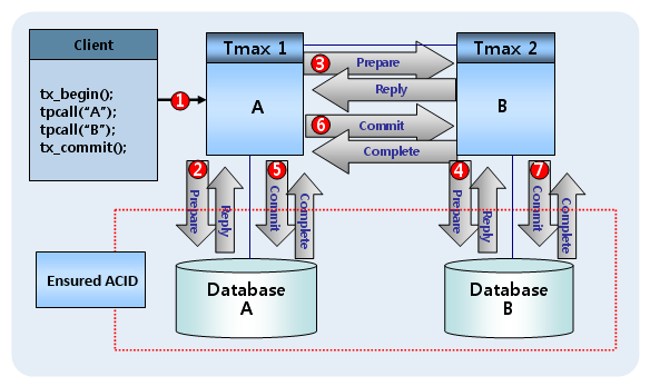 The Process of Distributed Transactions