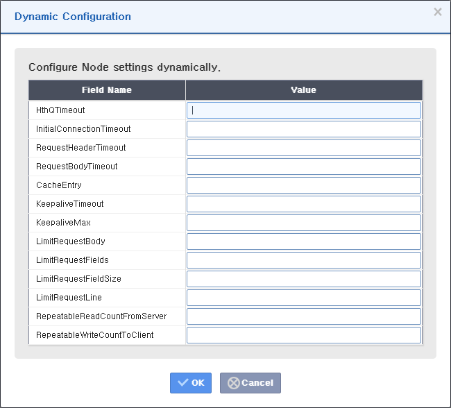 Dynamically Changing WebAdmin System Configuration